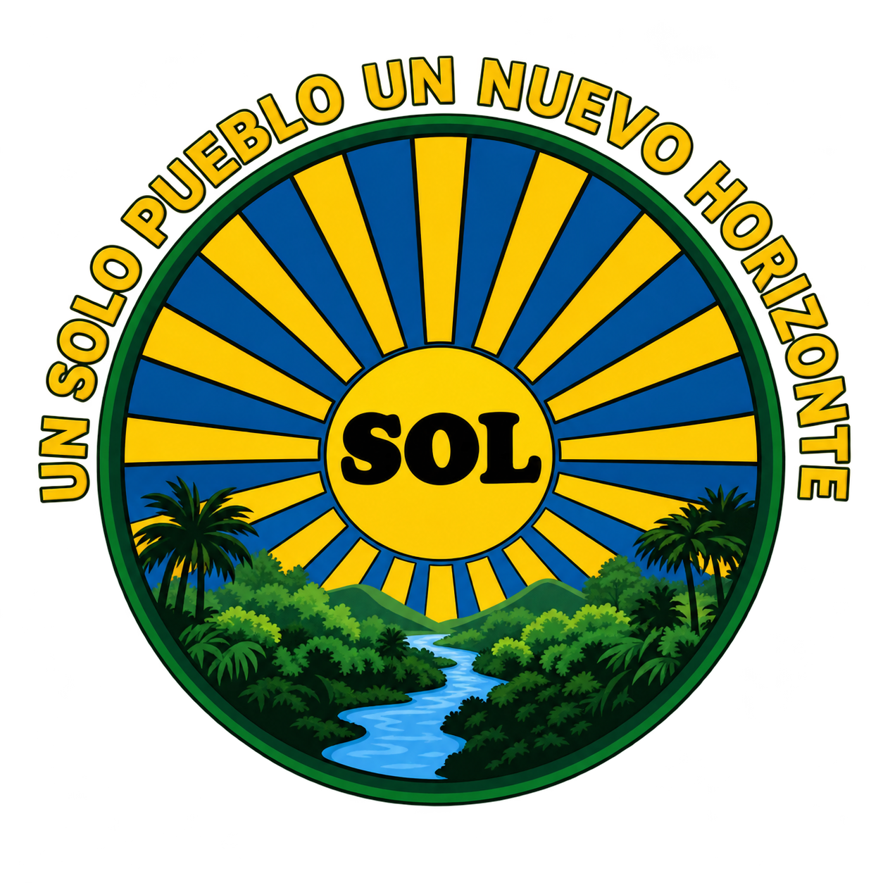Símbolo de Un Solo Pueblo Un Nuevo Horizonte
